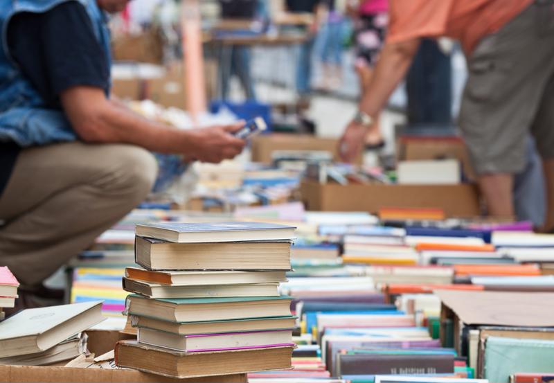 books, book sale, reading
