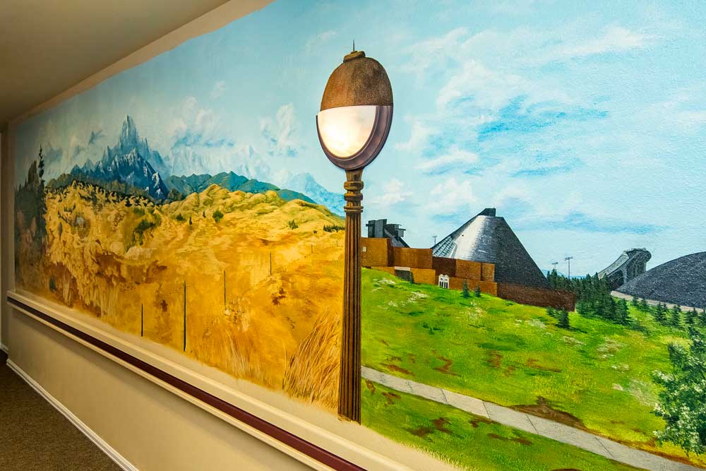 Laramie WY - Spring Wind - wall painting
