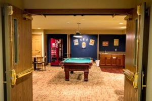 Laramie WY - Spring Wind - pool table