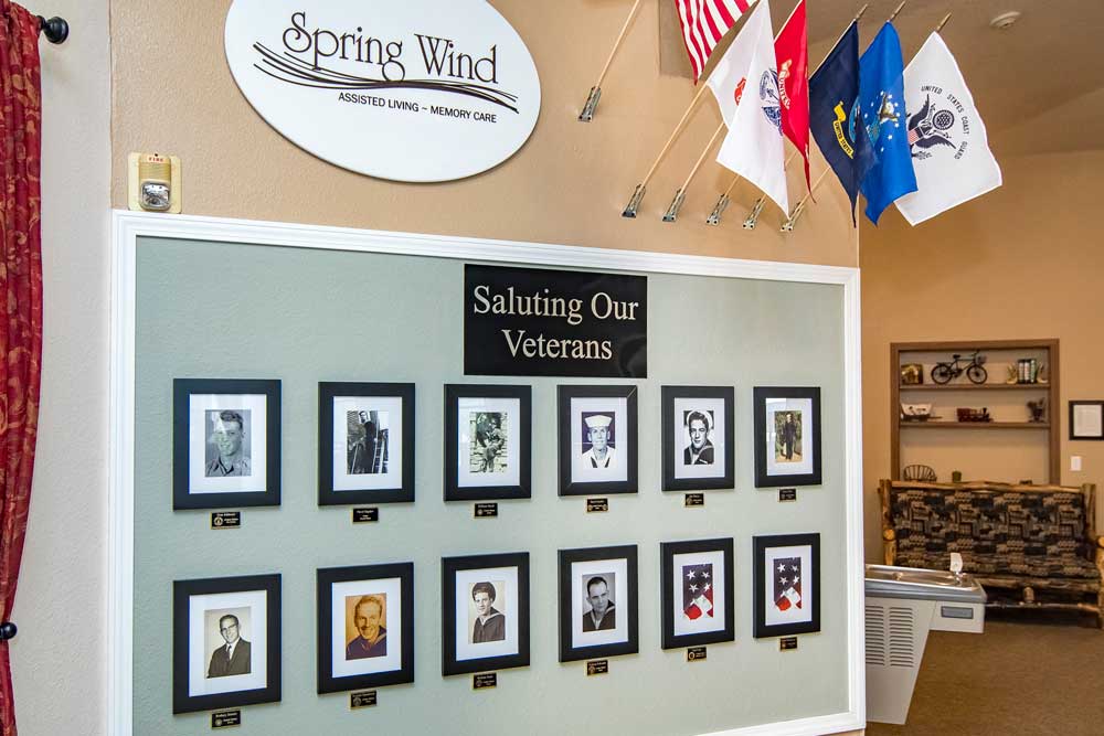 Laramie WY - Spring Wind - Veterans Wall