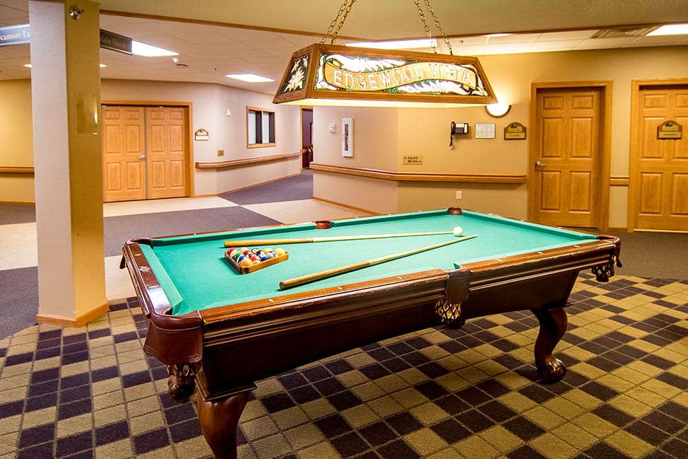 Bismarck ND Village - pool table