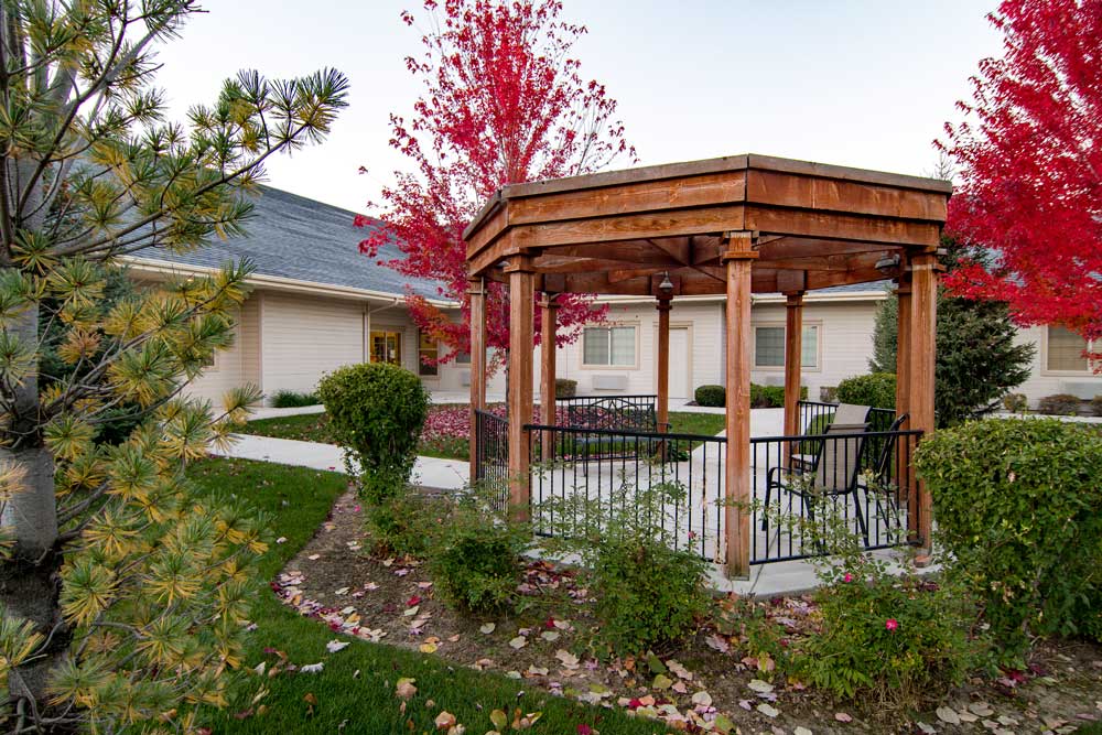 Boise Memory Care- Outside Patio