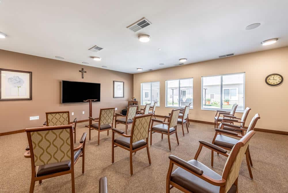 Mitchel SD - Assisted Living - theater chapel