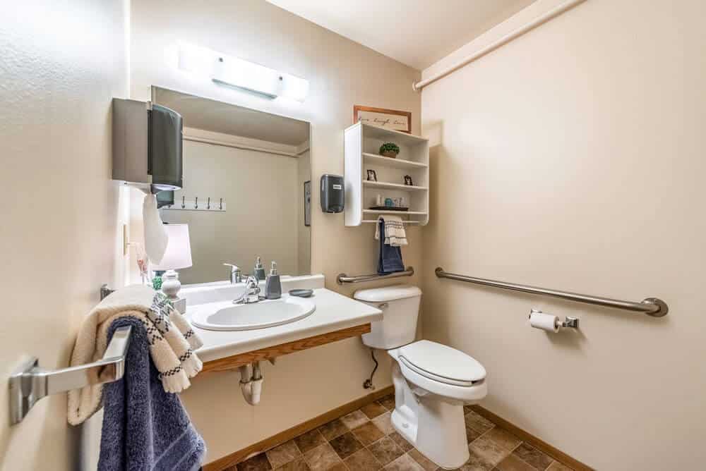 Watertown SD - Memory Care - Legacy Suite bathroom