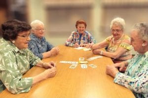 Participating in activities together can reduce senior feelings of loneliness.
