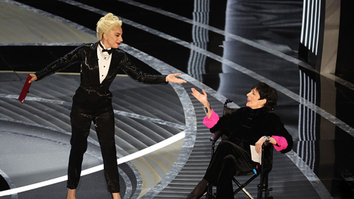 Lady Gaga and Liza Minnelli at the Oscars