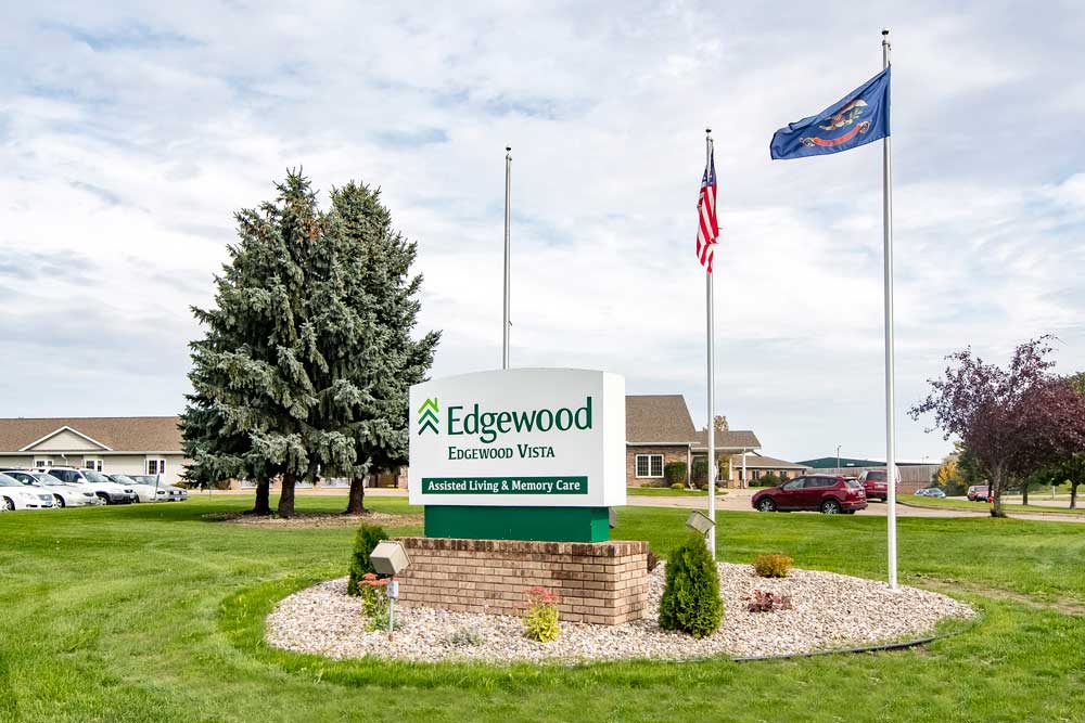building exterior and sign