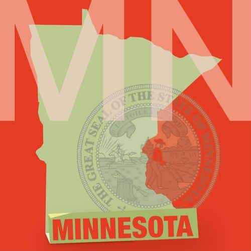 Map of MN image