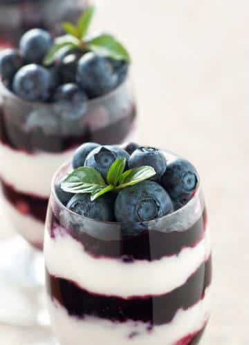 Blueberry deserts